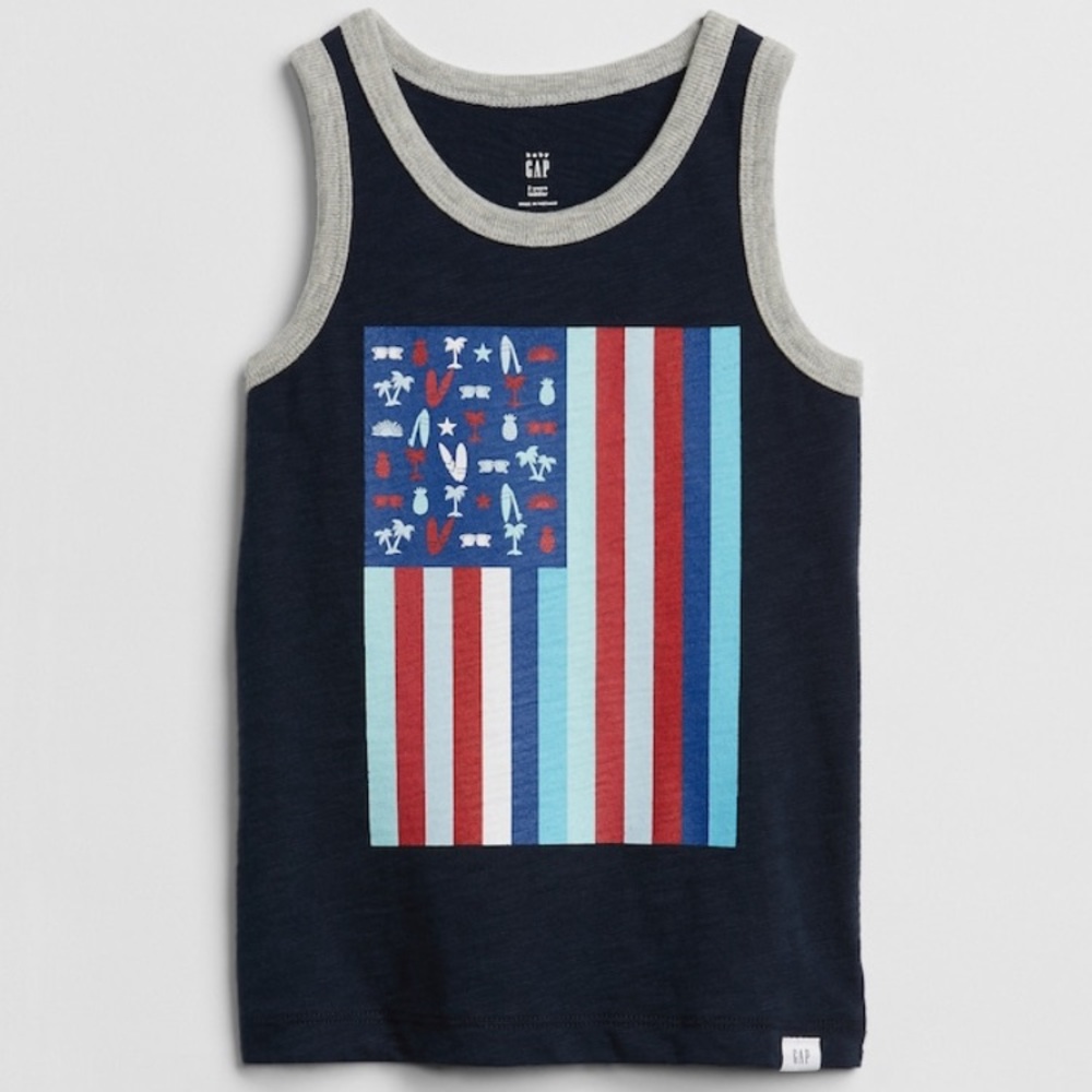 NWT BABY GAP Patriotic Graphic Tank